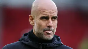 Pep Guardiola, entrenador del Manchester City Pep Guardiola, entrenador del Manchester City