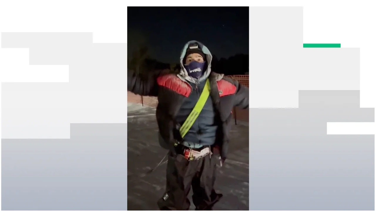 Iván Penalba, en la Arrowhead 135