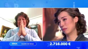 Las l&aacute;grimas de Rosa al dar la noticia del bote a su madre: &ldquo;&iquest;Tienes pizza en el congelador para celebrar?&rdquo;