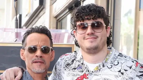Marc Anthony y su hijo Cristian en 2023 Marc Anthony y su hijo Cristian en 2023