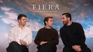 Miguel Bernardeau, Carlos Cuevas y Miguel Ángel Silvestre en La fiera Miguel Bernardeau, Carlos Cuevas y Miguel Ángel Silvestre en La fiera