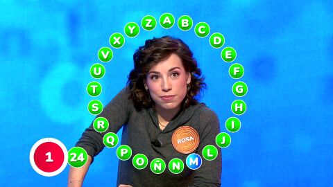 El Rosco completo con el que Rosa Rodr&iacute;guez ha ganado el bote de Pasapalabra 