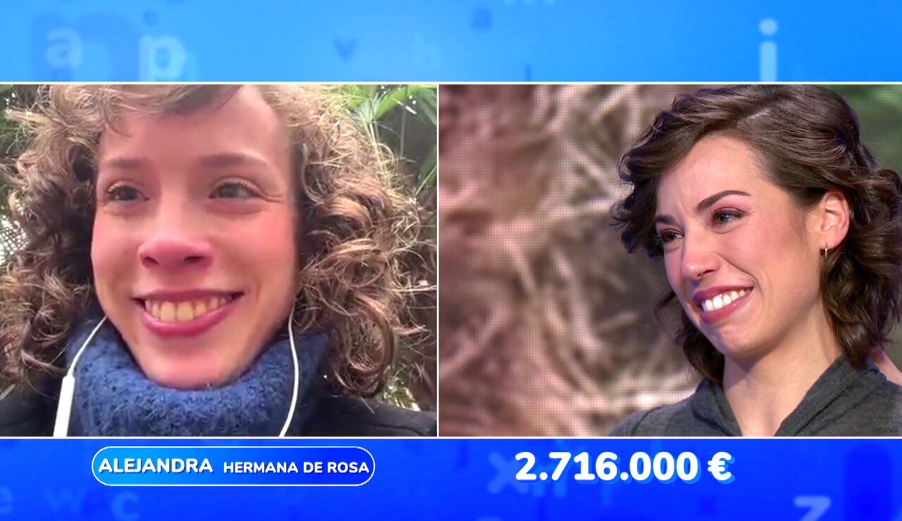 La promesa de Rosa que se convertir&aacute; en su primer capricho con el bote de Pasapalabra: viajar con su hermana &ldquo;por toda Argentina&rdquo;