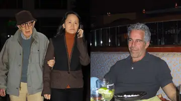 Woody Allen, Soon_Yi Previn y Jeffrey Epstein Woody Allen, Soon_Yi Previn y Jeffrey Epstein