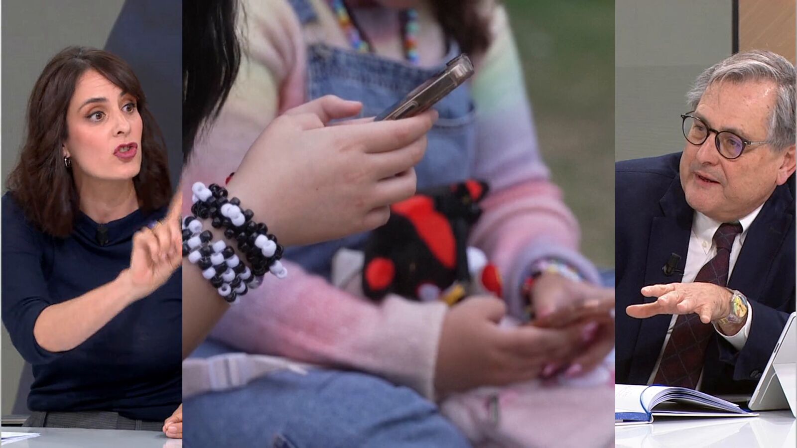 Las diferencias entre Paco Marhuenda y Rita Maestre, por la restricción de las redes sociales a menores: 