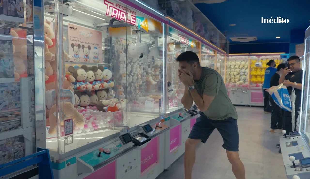 Las trampas de Joaquín en la máquina recreativa japonesa