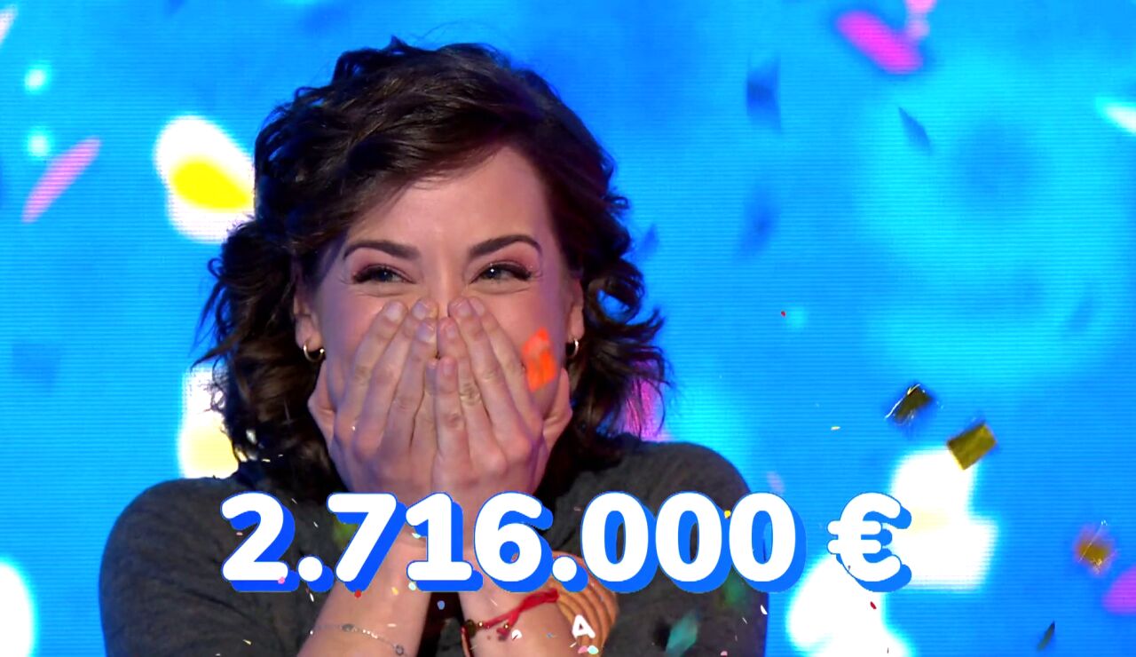 Rosa Rodr&iacute;guez gana 2.716.000 euros en El Rosco, el mayor bote en la historia de Pasapalabra 