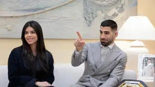 Ilia Topuria y su exmujer, Giorgina Uzcategui Ilia Topuria y su exmujer, Giorgina Uzcategui