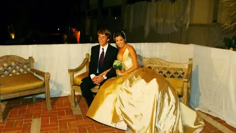 Virginia Troconis y El Cordobés el día de su boda Virginia Troconis y El Cordobés el día de su boda