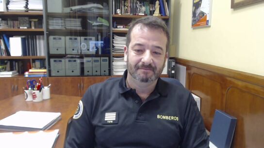 Jaime Dom&iacute;nguez, bombero Consorcio Bomberos de C&aacute;diz