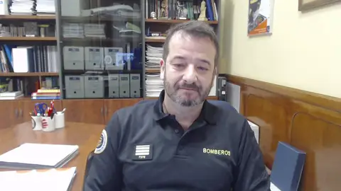 Jaime Domínguez, bombero Consorcio Bomberos de Cádiz Jaime Domínguez, bombero Consorcio Bomberos de Cádiz