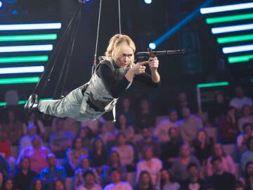 La guerrera Patricia Conde impecable en su reto de punter&iacute;a 