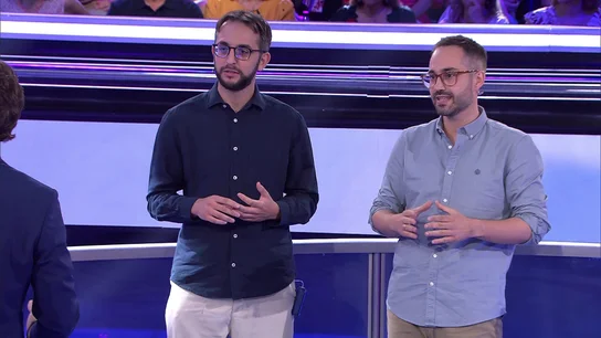 Agustín y Emilio, concursantes de Atrapa un millón Agustín y Emilio, concursantes de Atrapa un millón