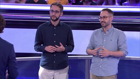 Agust&iacute;n y Emilio, concursantes de Atrapa un mill&oacute;n