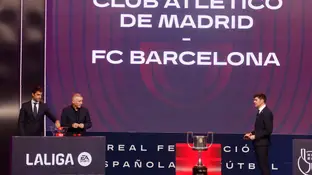 Una imagen del sorteo de la Copa del Rey celebrado en Las Rozas Una imagen del sorteo de la Copa del Rey celebrado en Las Rozas