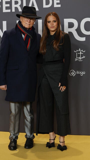 Ortega Cano y Gloria Camila en un photocall