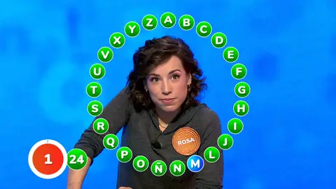 Ponte a prueba con El Rosco de Pasapalabra con el que Rosa Rodríguez es ganadora del bote de 2.716.000 euros Ponte a prueba con El Rosco de Pasapalabra con el que Rosa Rodríguez es ganadora del bote de 2.716.000 euros