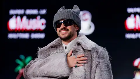 Rueda de prensa de Bad Bunny antes de la Super Bowl Rueda de prensa de Bad Bunny antes de la Super Bowl