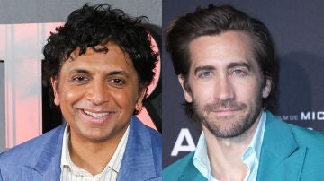 M. Night Shyamalan y Jake Gyllenhaal en diferentes eventos