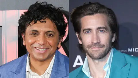 M. Night Shyamalan y Jake Gyllenhaal en diferentes eventos M. Night Shyamalan y Jake Gyllenhaal en diferentes eventos