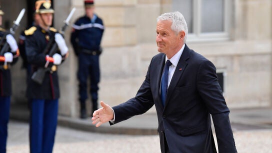 (Foto de ARCHIVO)May 6, 2019 - Paris, Ile-de-France (region, France - the President of the French Republic, Emmanuel Macron receives the Secretary General of the European Council, Mr. Thorbjorn Jagland in interview at the Elysee Palace, May 06, 2019Europa Press/Contacto/Julien Mattia06/05/2019 ONLY FOR USE IN SPAIN
