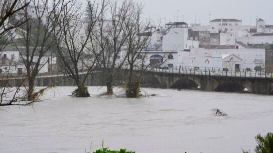 Vista del r&iacute;o Guadalete a su paso por Arcos de la Frontera