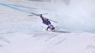La espeluznante ca&iacute;da de Lindsey Vonn