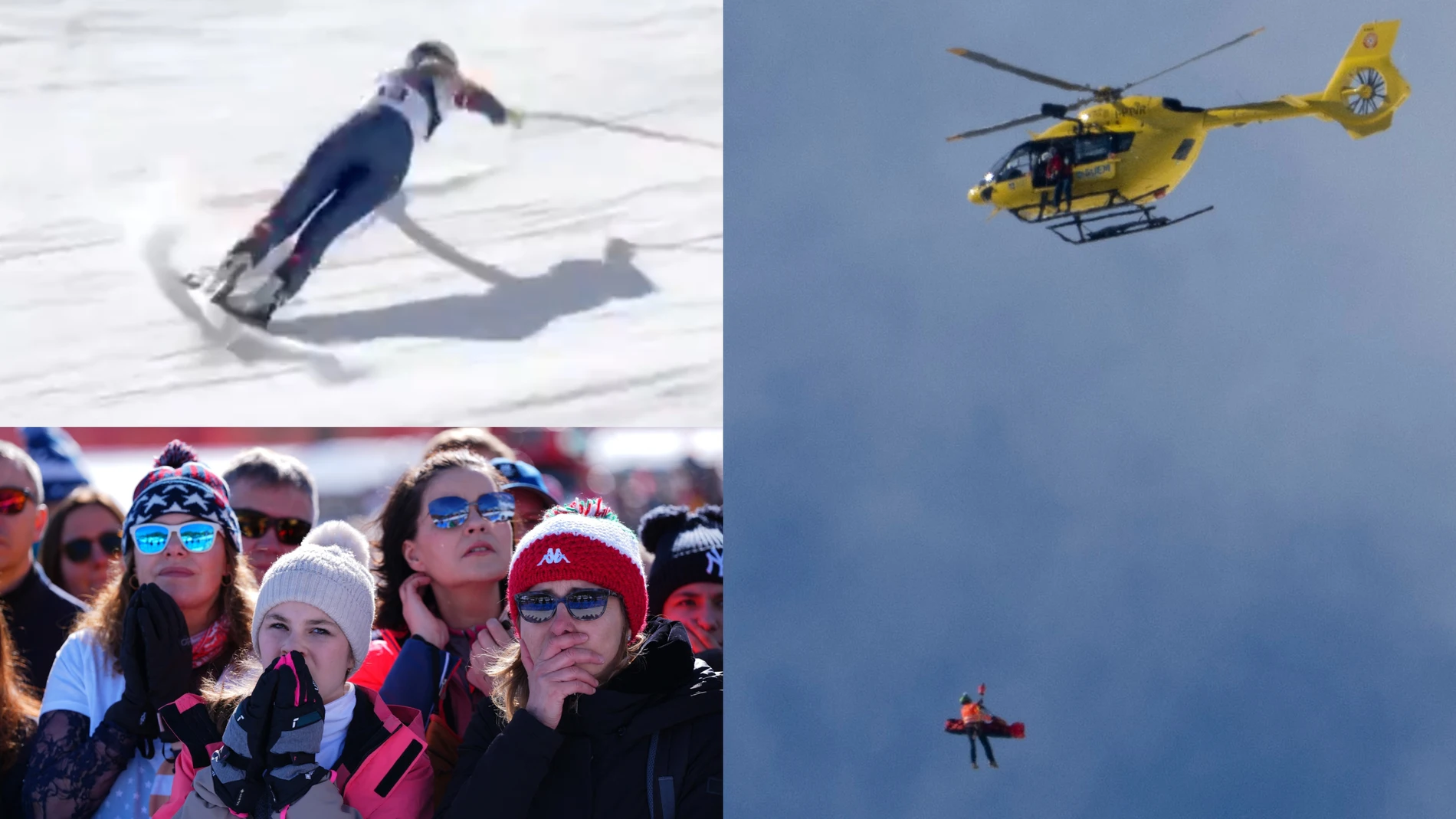 La caída de Lindsey Vonn La caída de Lindsey Vonn