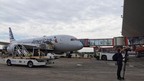 Imagen de archivo de un avi&oacute;n en el aeropuerto Jos&eacute; Mart&iacute;