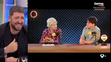 ¿Cómo sería poder hablar con los libros? El desternillante sketch que le ha preparado Juan Carlos Ortega a Antonio Orozco ¿Cómo sería poder hablar con los libros? El desternillante sketch que le ha preparado Juan Carlos Ortega a Antonio Orozco