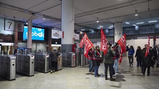 Renfe cifra en un 11,6% el seguimiento de la huelga en el turno de ma&ntilde;ana