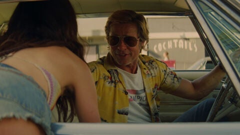 Brad Pitt como Cliff Booth en Érase una vez en Hollywood