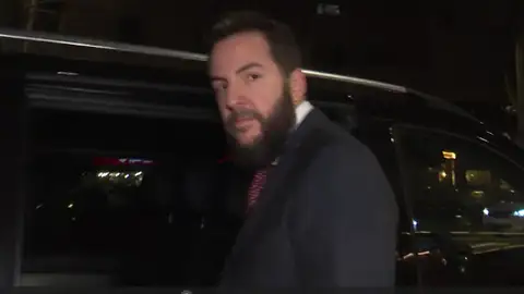 Borja Thyssen ante las cámaras Borja Thyssen ante las cámaras