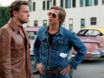 Brad Pitt y Leonardo Dicaprio en &Eacute;rase una vez en Hollywood