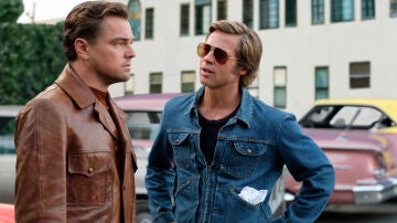 Brad Pitt y Leonardo Dicaprio en &Eacute;rase una vez en Hollywood
