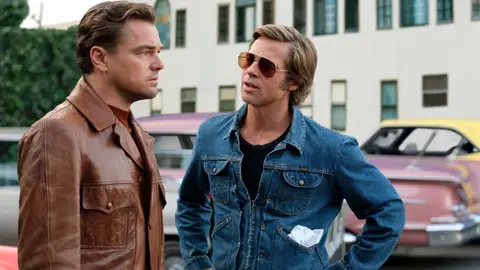 Brad Pitt y Leonardo Dicaprio en Érase una vez en Hollywood Brad Pitt y Leonardo Dicaprio en Érase una vez en Hollywood