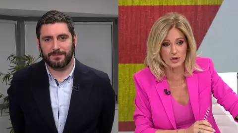 Alejandro Nolasco en Espejo Público. Alejandro Nolasco en Espejo Público.