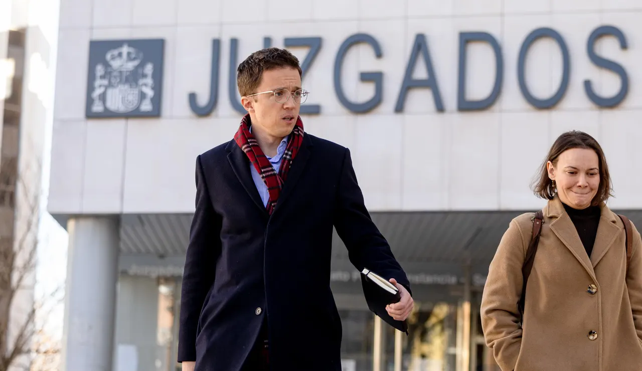 Íñigo Errejón en los Juzgados de Plaza Castilla