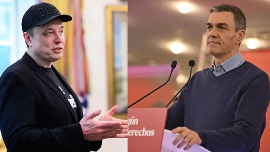 Elon Musk y Sánchez Elon Musk y Sánchez