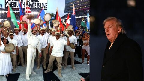 Bad Bunny y Donald Trump