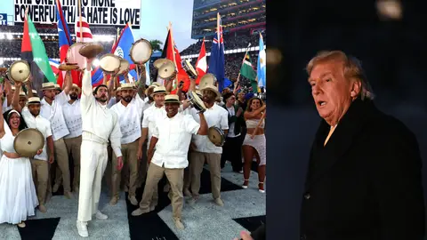 Bad Bunny y Donald Trump Bad Bunny y Donald Trump