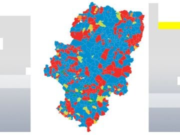 Mapa por municipios elecciones Arag&oacute;n 2026