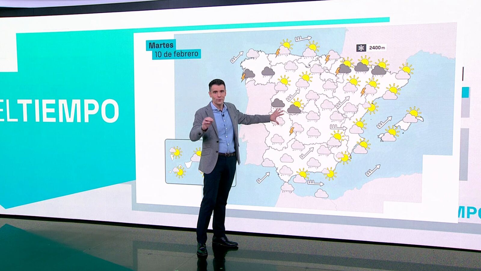 El temporal nos dejará más lluvias, sin frío, pero con más viento, advierte César Gonzalo