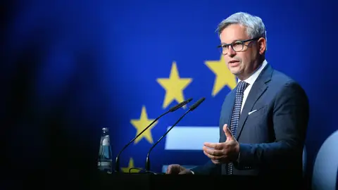 El comisario europeo de Asuntos Migratorios y Migración, el austríaco Magnus Brunner El comisario europeo de Asuntos Migratorios y Migración, el austríaco Magnus Brunner