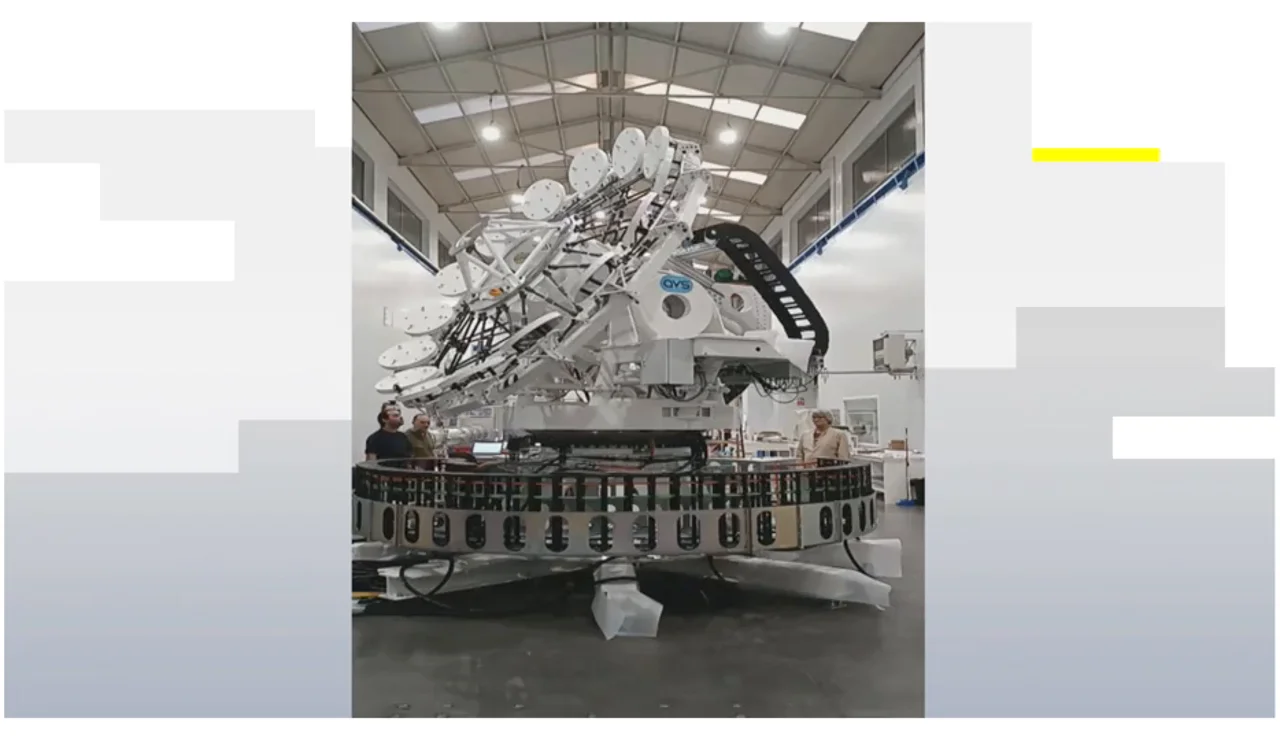 Un telescopio de quince espejos buscará vida extraterrestre desde Canarias