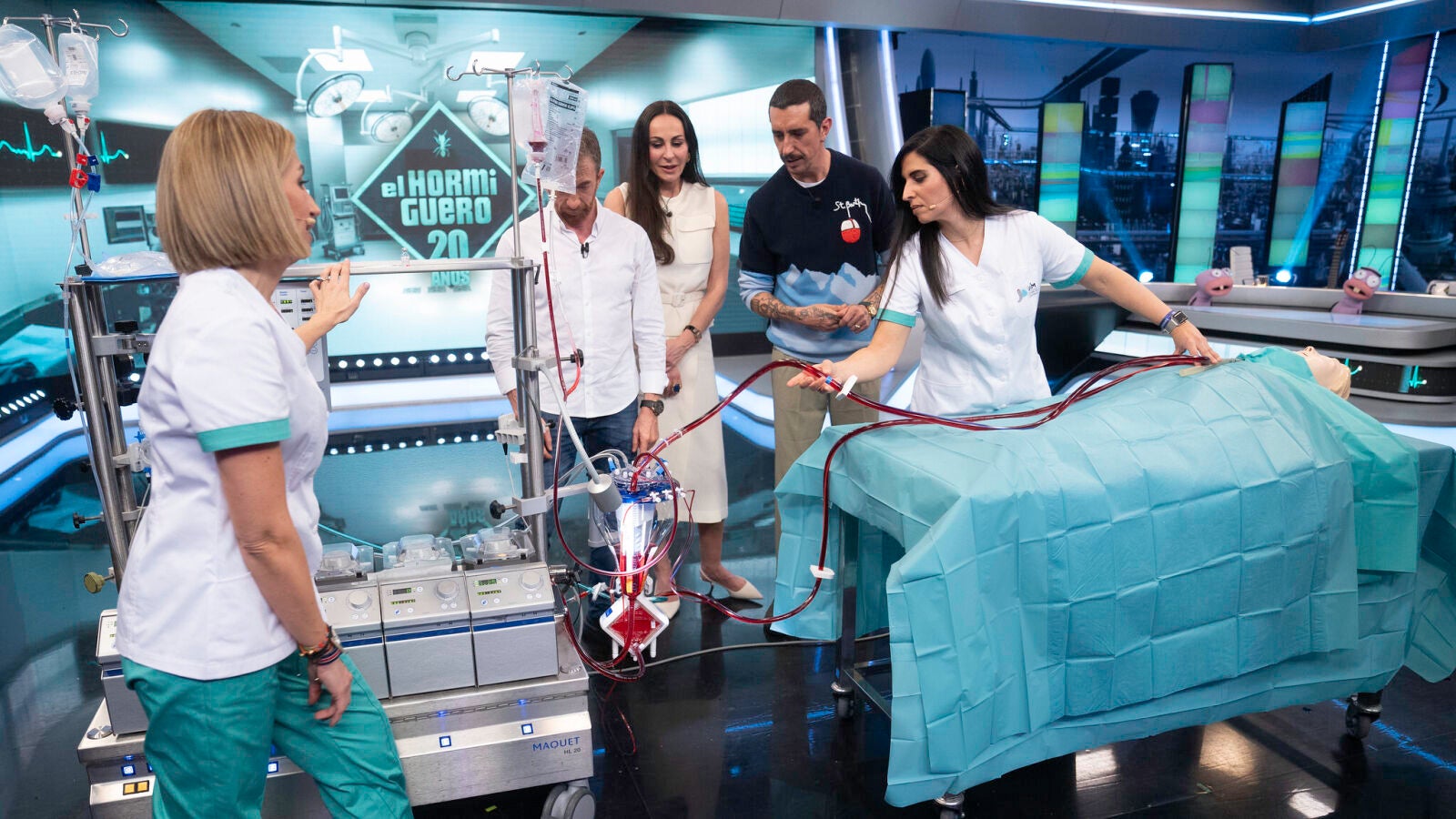 Un avance científico de película: Marron trae a El Hormiguero una bomba cardíaca extracorpórea
