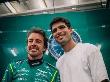 Fernando Alonso y Carlos Alcaraz