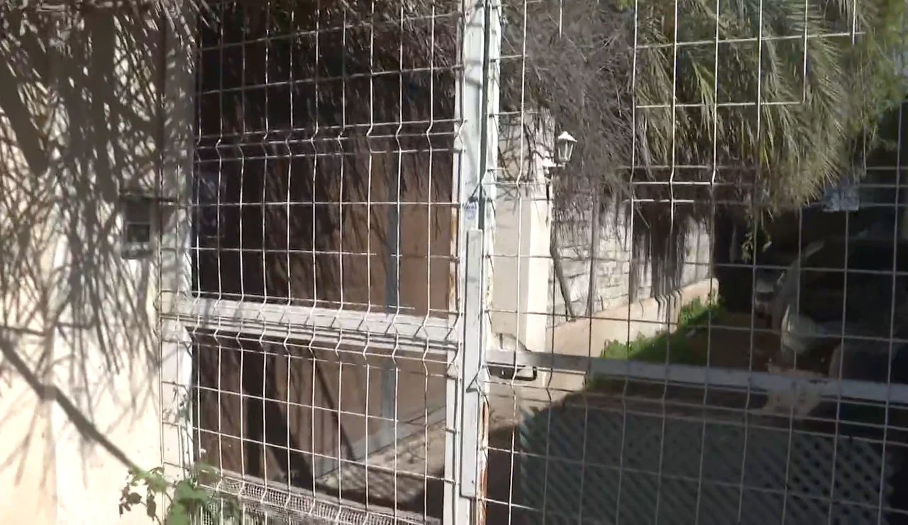 La casa en la que la mujer estuvo secuestrada dos años