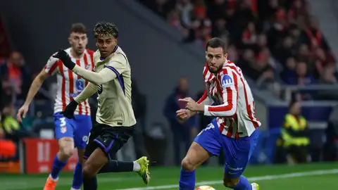 Lamine Yamal ante Hancko en la ida de semifinales de Copa Lamine Yamal ante Hancko en la ida de semifinales de Copa