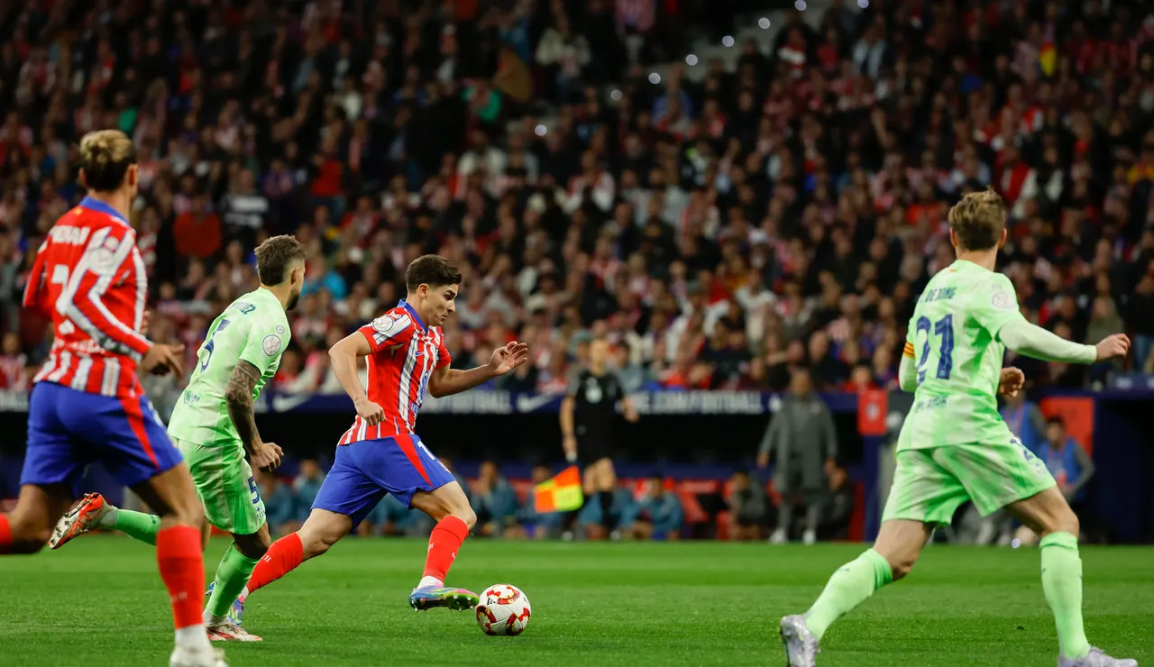 Atlético de Madrid - Barcelona en Copa la pasada temporada
